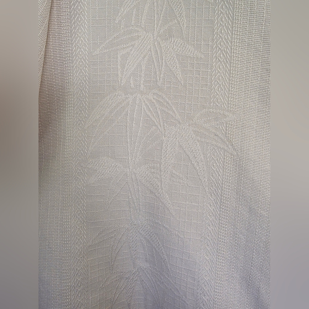 Set Of 2 Mens Jamaica Jaxx Dress Shirts 100% Silk Yellow & Cream XXL - Picture 10 of 13